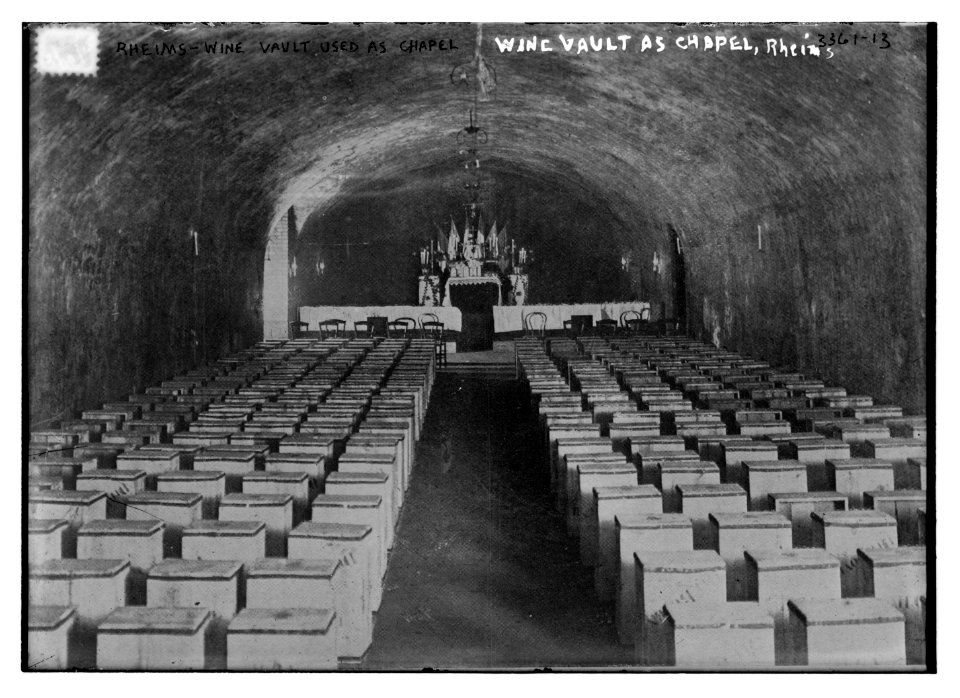 Rheims - wine vault used as Chapel LCCN2014698284