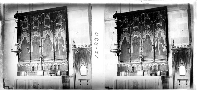 Retaule interessant de l'església de Santa Eulàlia de Palma de Mallorca