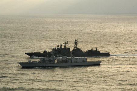 RFS Chabanenko and HMS Portland photo