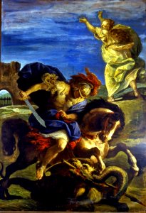 Ricci S. sec. XVII-XVIII, San Giorgio e il drago, Pavia