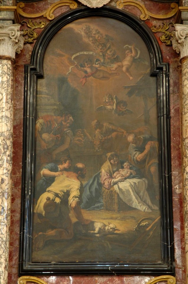Ricci Sebastiano inizio sec. XVIII, Natività, Saluzzo