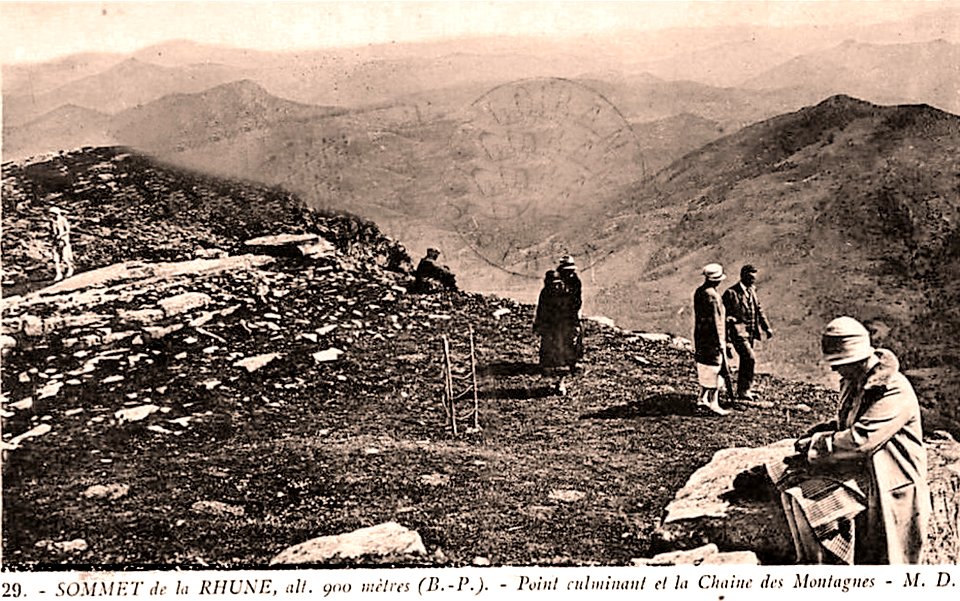 Rhune Point culminant 900 m