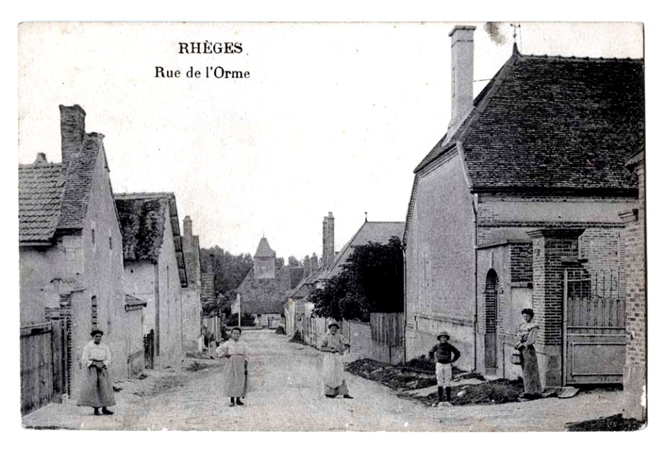 Rhèges carte postale