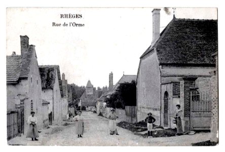 Rhèges carte postale
