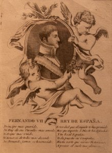 Retrato de Fernando VII en el Palacio de Cervelló