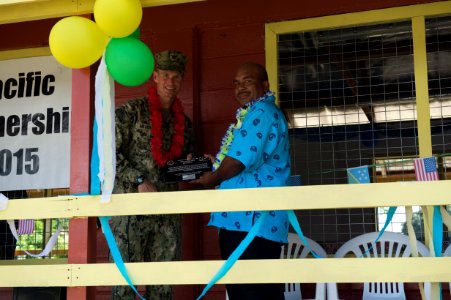 Ribbon cutting ceremony in Solomon Islands 150724-N-MK341-056