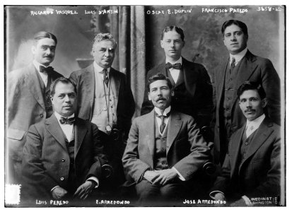Riccardo Vasquez, Luis D'Antin, Oscar E. Duplin (i.e., Duplan), Francisco Paredo (i.e., Peredo), Luis Peredo, E. Arredondo, Jose Arredondo LCCN2014700214