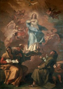 Ricci S. sec. XVII, Madonna Immacolata e santi, Bergamo
