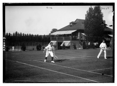 Rice (and) Doust (tennis) LCCN2014693384