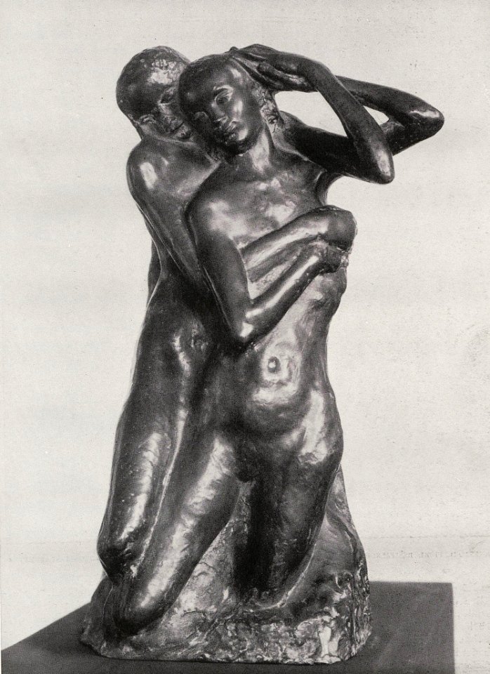 Richard Langer - Liebkosung. Bronze