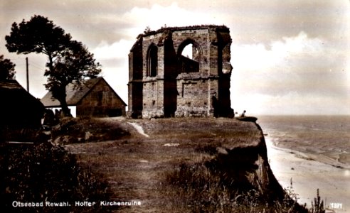 Rewahl Hoffer Kirchenruine 1930