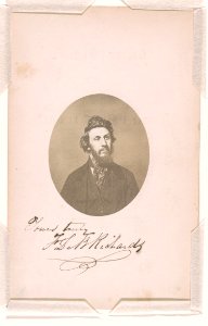 Frederick De Bourg Richards, head-and-shoulders length studio portrait, facing slightly right LCCN2015651558