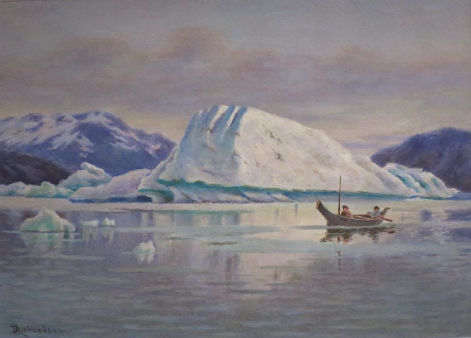 Alaska Coast by Theodore Richardson, 1890, watercolor