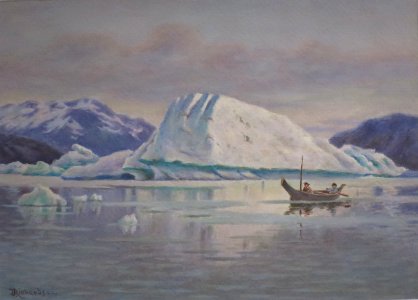 Alaska Coast by Theodore Richardson, 1890, watercolor
