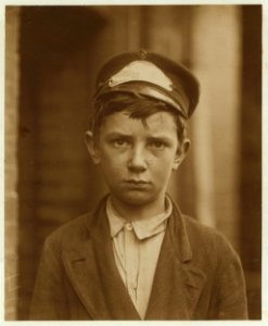Richard Pierce, 723 Walnut St. Western Union Telegraph Co. Messenger No. 2. 14 years of age. 9 months in service. Works from 7 a.m. to 6 p.m. Smokes. Visits houses of prostitution. LOC cph.3b21326