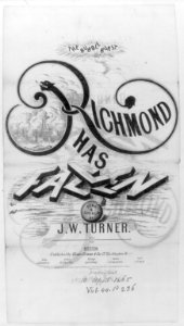 Richmond has fallen - The Bubble Burst LCCN2001701503