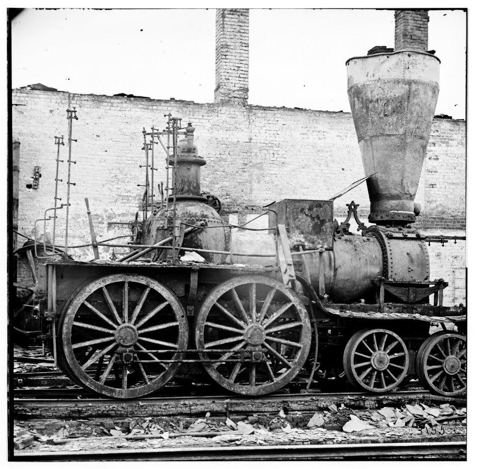 Richmond, Va. Damaged locomotives LOC cwpb.02497