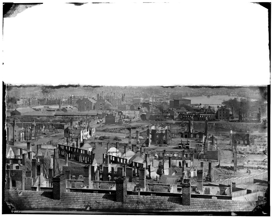 Richmond, Va. General view of the burned district LOC cwpb.03711