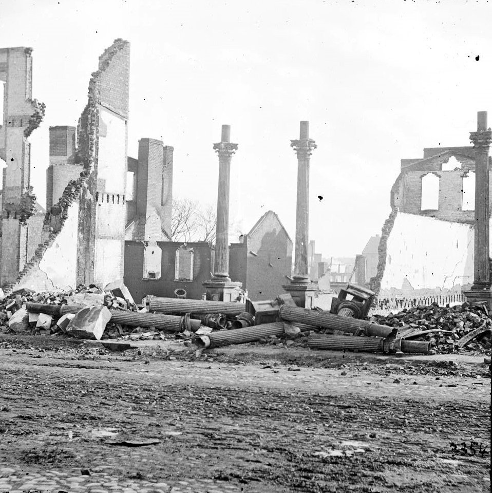 Richmond, Va. Ruins of the Southern Express Office