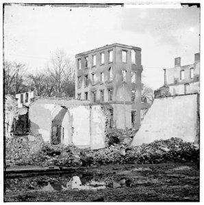 Richmond virginia view of burned district2 photo