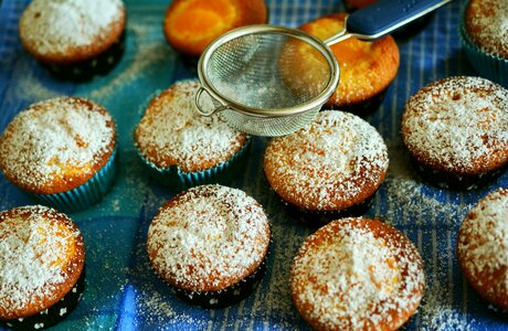 Pastries small cakes cupcakes photo