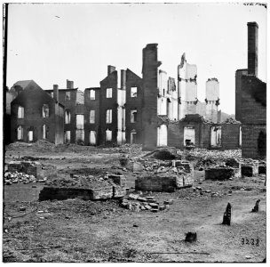 Richmond, Virginia. Ruined buildings in the burnt district LOC cwpb.02664