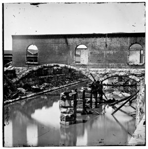Richmond, Virginia. Ruins along the canal LOC cwpb.02489