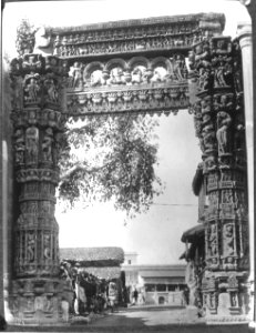 Rewa Gate or Jhula Darwaza in the 1880s