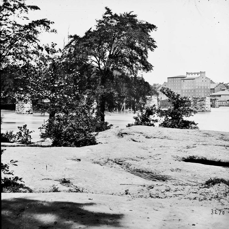 Richmond, Virginia. Ruins of Mayo's bridge2