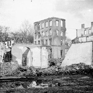 Richmond, Virginia. View of burned district2 photo