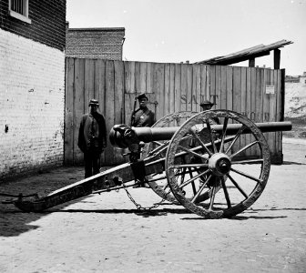 Richmond, Virginia. Whitworth gun