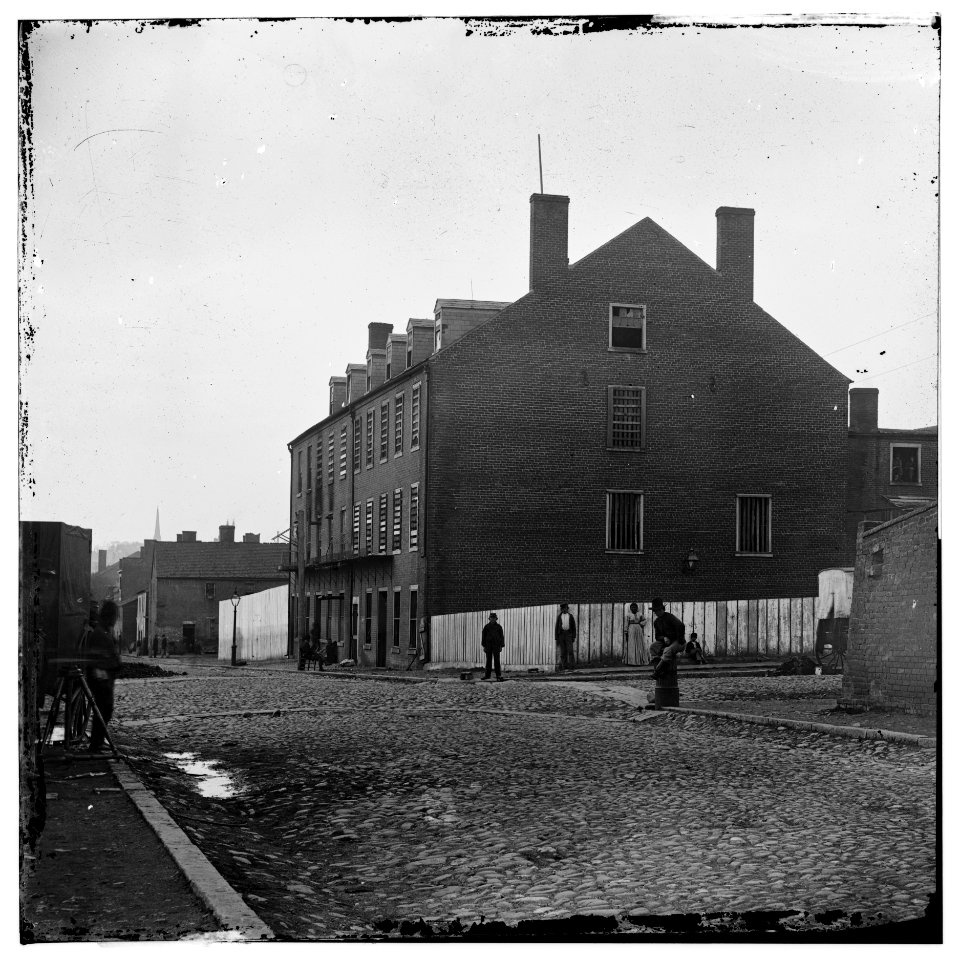Richmond, Virginia. Castle Thunder. (Cary Street) (Converted tobacco warehouse for political prisoners) LOC cwpb.02896