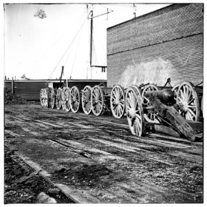 Richmond, Virginia. Confederate artillery LOC cwpb.02255