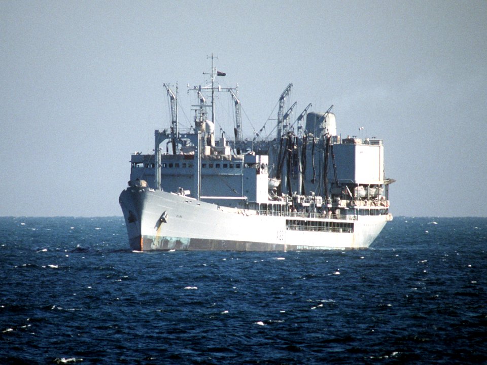 RFA Olna (A123) in the Persian Gulf 1991
