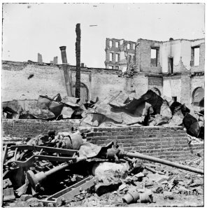 Richmond, Virginia. Ruins of Richmond & Petersburg Railroad depot LOC cwpb.02701