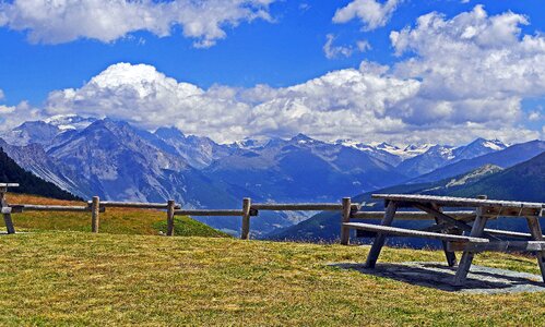 View resting place livigno photo