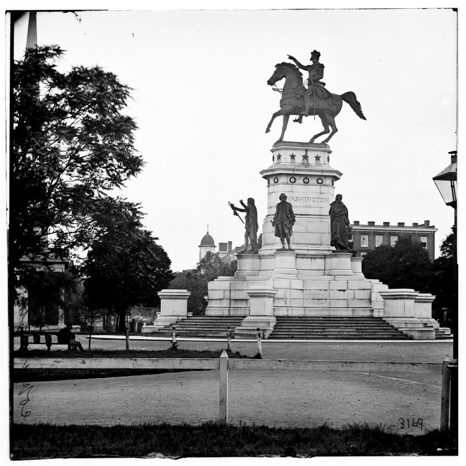 Richmond, Virginia. Washington monument LOC cwpb.02526