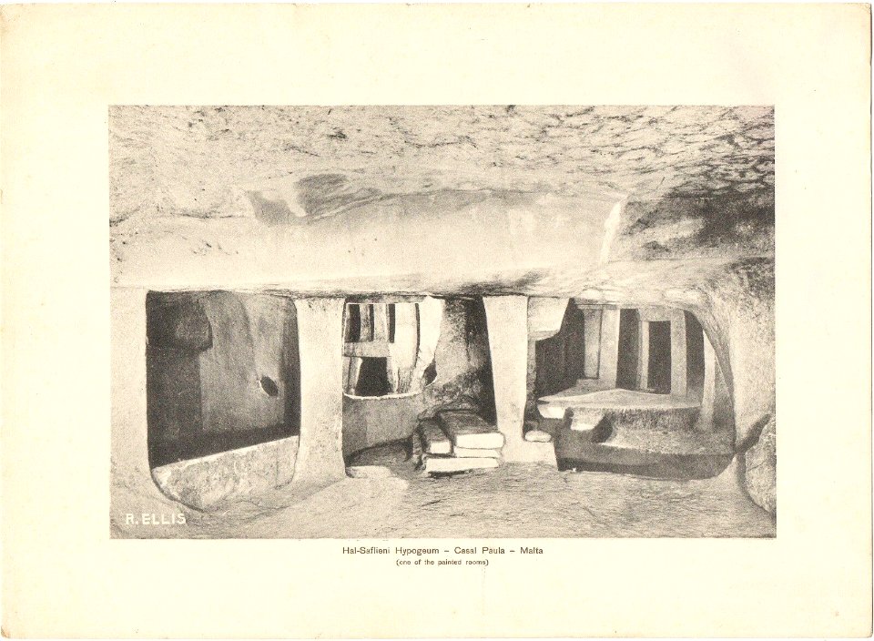 Richard Ellis, Hal Saflieni Hypogeum (one of the painted rooms)