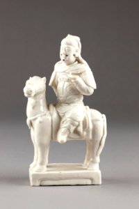 Ridande krigare i porslin gjord i Kina på 1700-talet - Hallwylska museet - 95543 photo