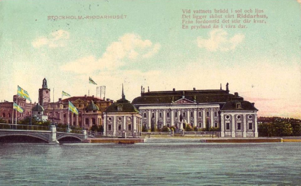 Riddarhuset vykort