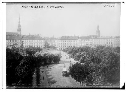 Riga - Kalkstrasse & Promenade LCCN2014709767