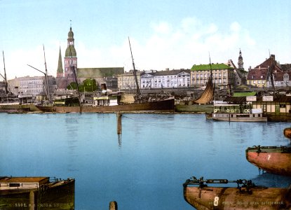 Riga Quay 1890-1900 photo
