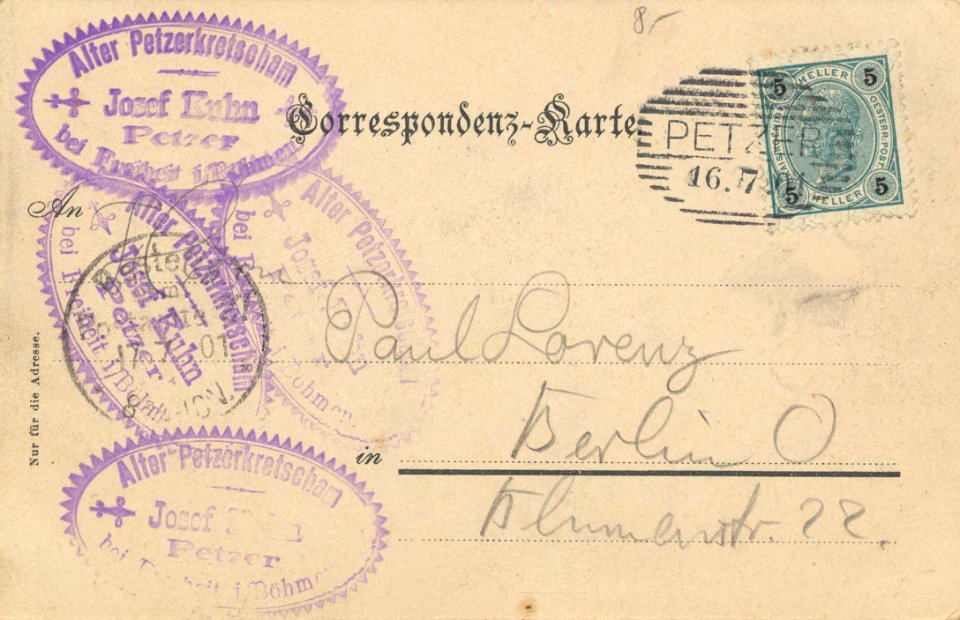 Riesengebirge, Schlesien - Grossaupa (back) (Zeno Ansichtskarten)