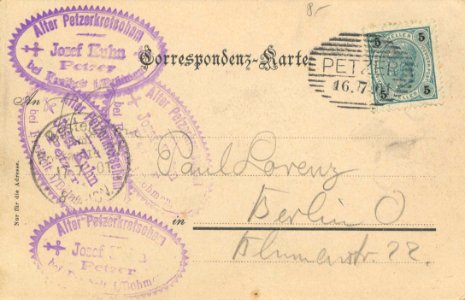 Riesengebirge, Schlesien - Grossaupa (back) (Zeno Ansichtskarten)