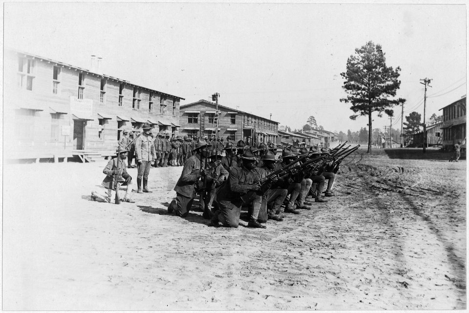Rifle practice, Camp Jackson, South Carolina. - NARA - 533602