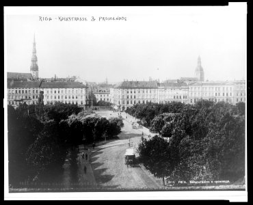 Riga - kalkstrasse & promenade LCCN2005677316
