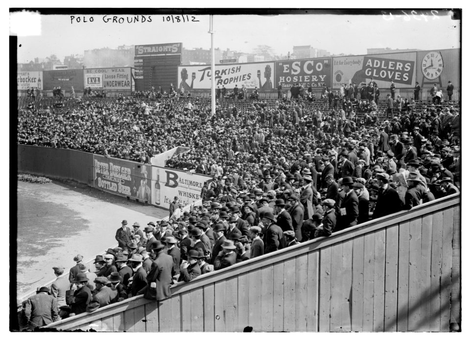 Right field grandstand at Polo Grounds - 1912 World Series (baseball) LCCN2014690718