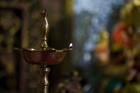 Pooja puja brown prayer