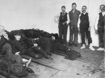 Riis, Jacob A. - Bewohner einer Polizeistation, Madison Street (Zeno Fotografie)