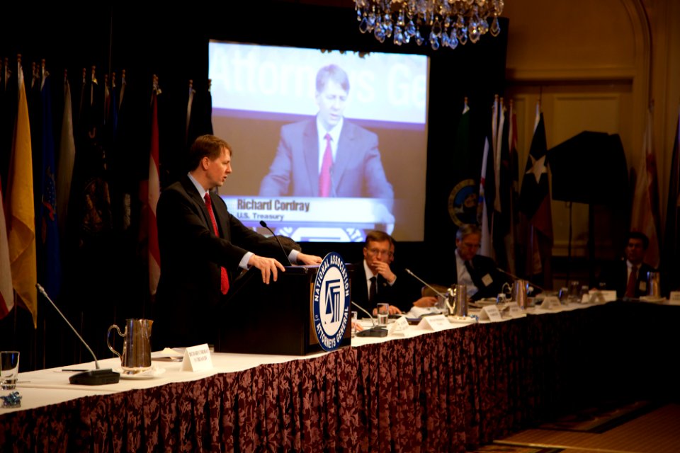 Richard Cordray speaks with State Attorneys General from across the country (5512576616)